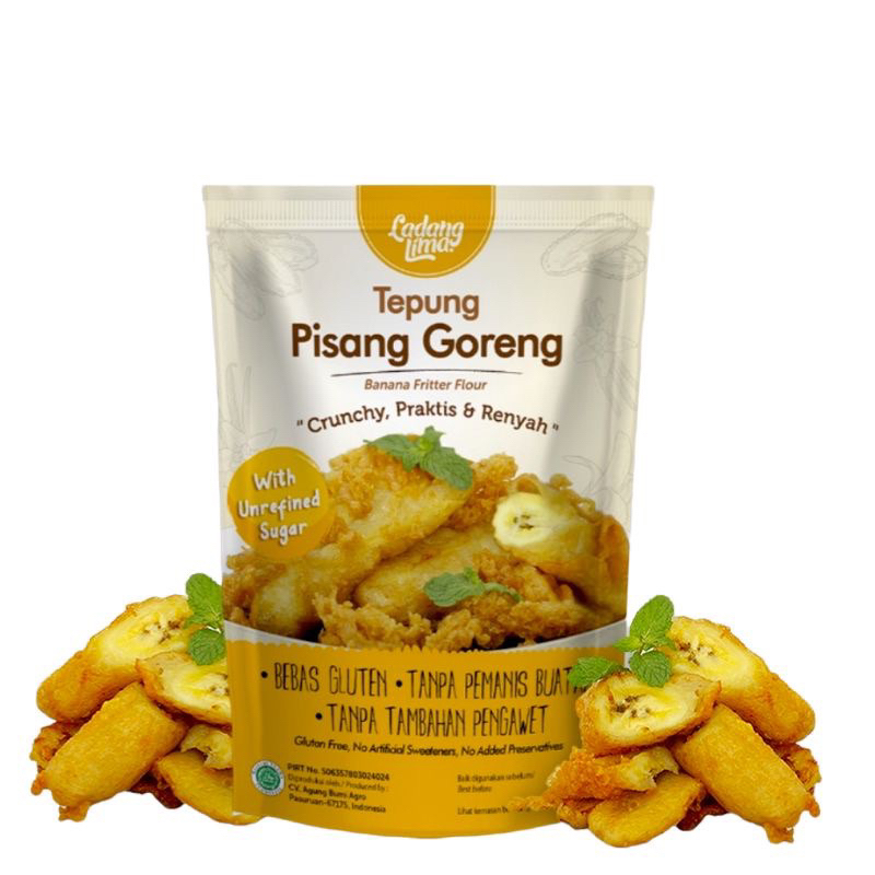 

Ladang Lima Tepung Pisang Goreng 200gr Gluten Free