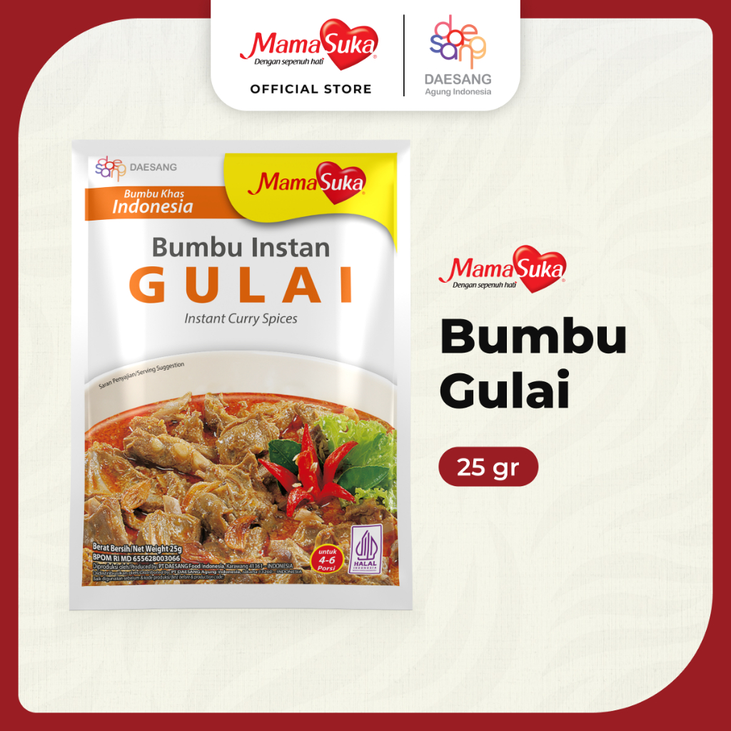 

MamaSuka - Bumbu Gulai 25 gr (1 Pcs)