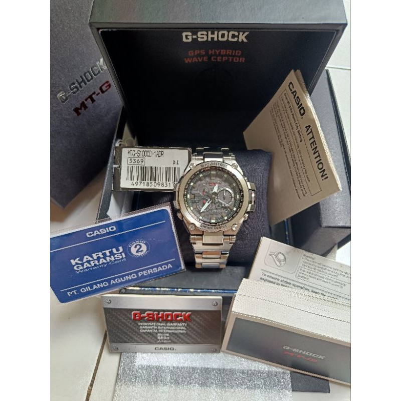 Casio G-Shock MTG S1000D 1ADR Ori fullset full link sangat bagus siap pakai