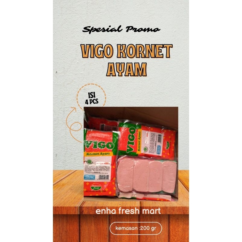 

Vigo Kornet Ayam 200 gr