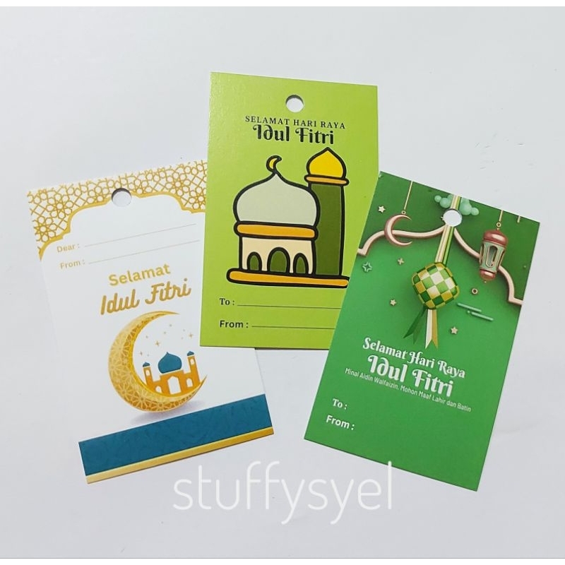 

Gift Tag Idul Fitri Tag Lebaran Gift Tag Kartu Ucapan