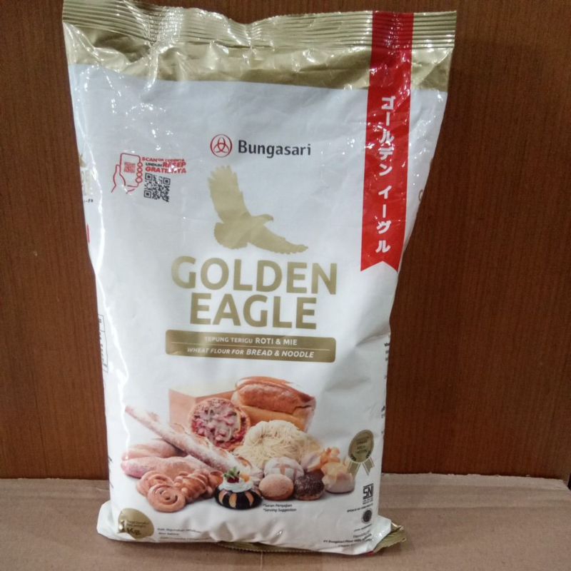 

TEPUNG TERIGU GOLDEN EAGLE 1 KG ( PROTEIN TINGGI )
