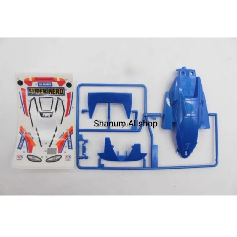 REP TAMIYA 18040 BODY SET AERO-SOLITUDE  + DECAL [VC MODEL]