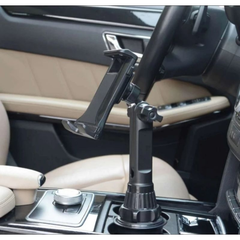 car cup holder smartphone tablet ipad holder / stand pegangan HP tablet ipad mobil