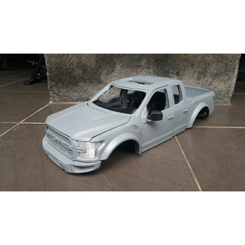 body RC 3dprint WB 313mm lengkap interior