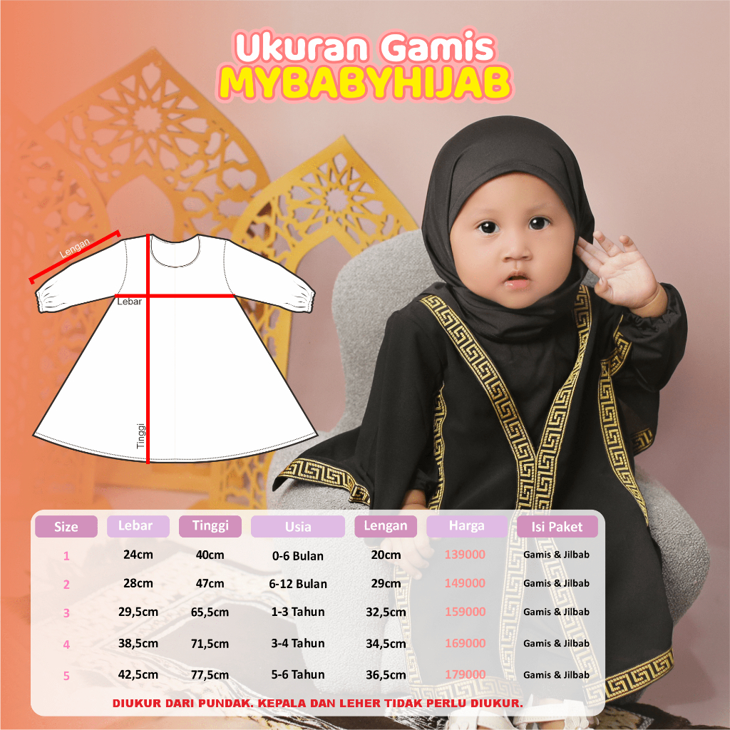 Latopia_ Gamis Jubah Abaya Turki Bayi Dan Anak Perempuan Cewek Untuk Aqiqah Dan Photoshoot By