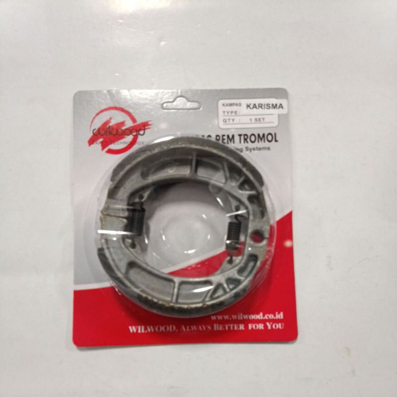 Kampas rem tromol Karisma WILWOOD murah