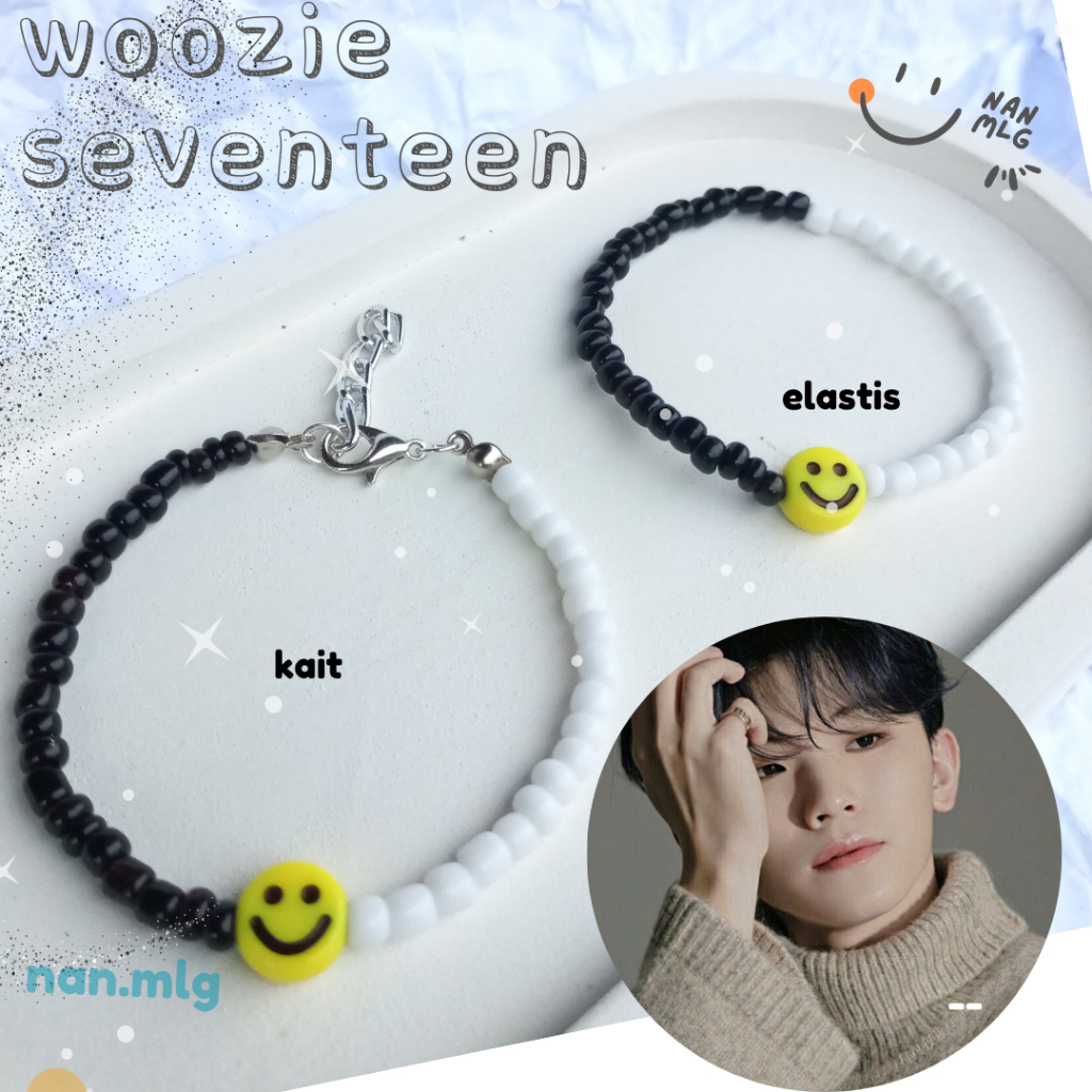 Woozie Seventeen Bracelets Gelang ManikIdol KPop Nan.mlg [081]