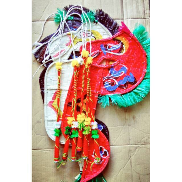 kuda kepang lumping besar Kuda lumping 90cm kuda besar anak/Satu Paket Kuda tanggung Lumping