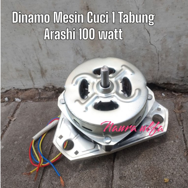 Dinamo Mesin Cuci  1 Tabung ARASHI 100 WATT