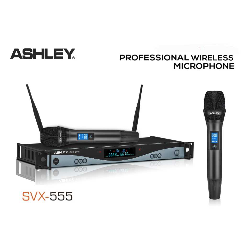 Ashley mic wireless Ashley SVX 555 wireless microphone