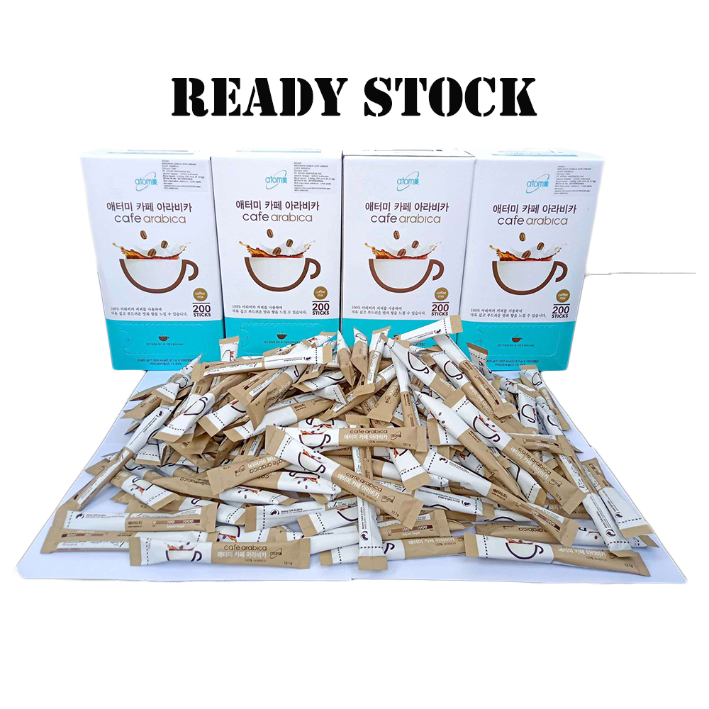 

Kopi korea 3 in 1 Cafe Arabica isi 200 sachet