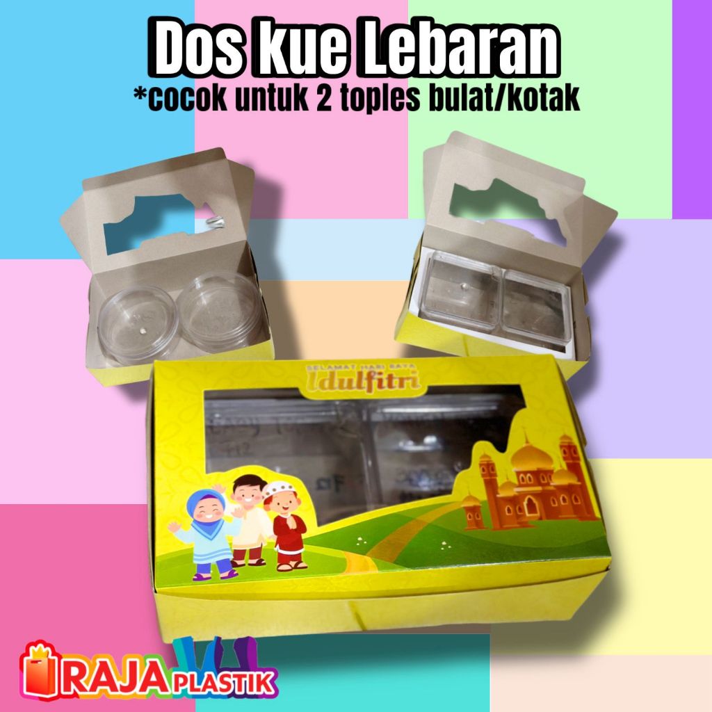 

Box Hampers Kue Kering Edisi Lebaran / Box Parcel Kue Kering Edisi Idul Fitri