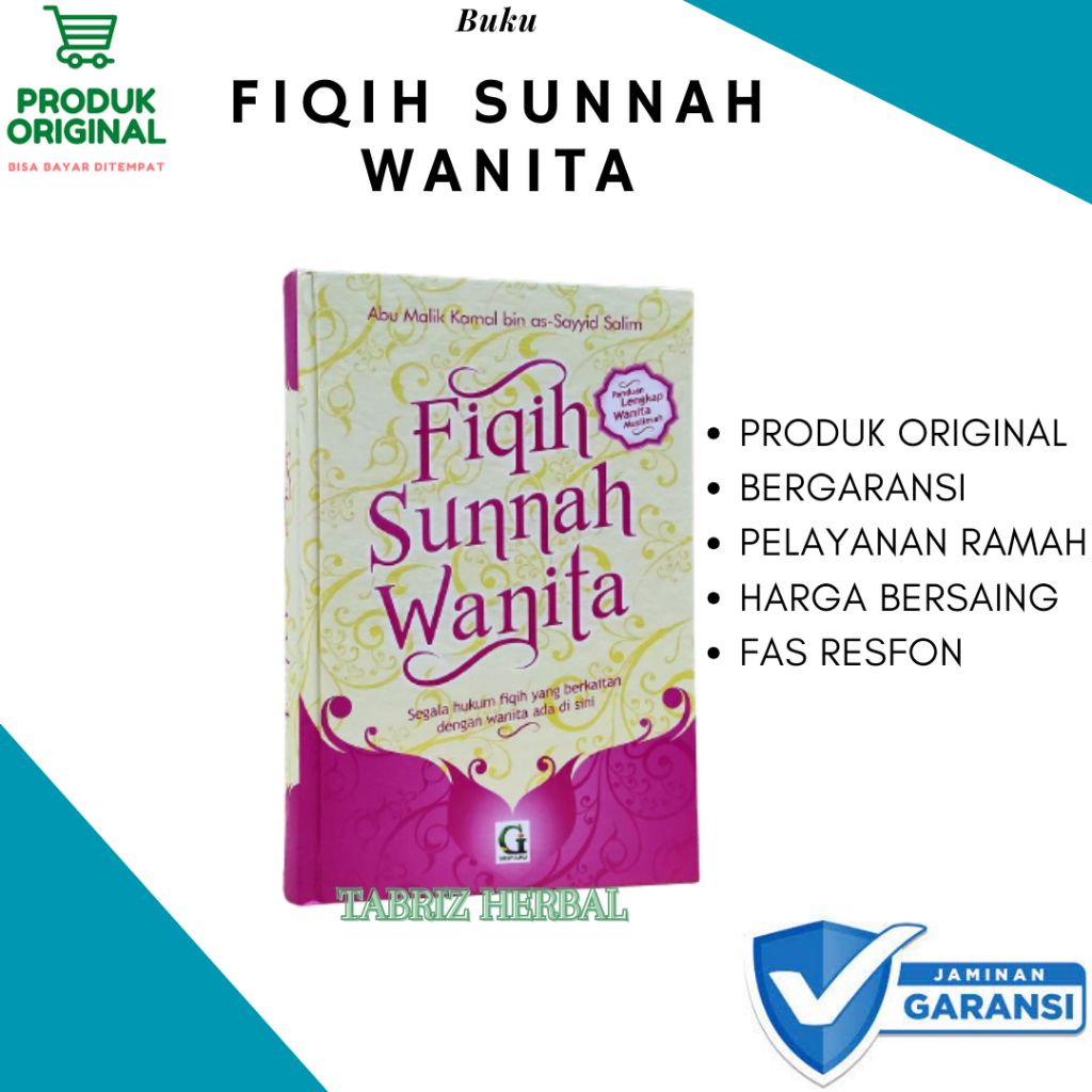 FIQIH SUNNAH WANITA Buku Islam Untuk Kuam Perempuan - GRIYA ILMU