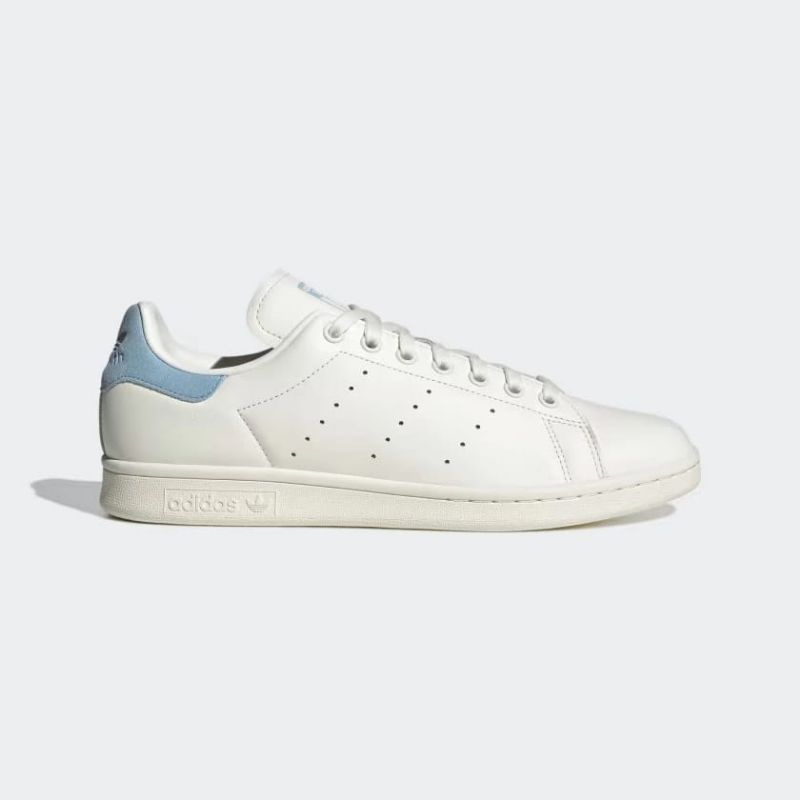 Sepatu Casual Adidas Stan Smith White Blue Original
