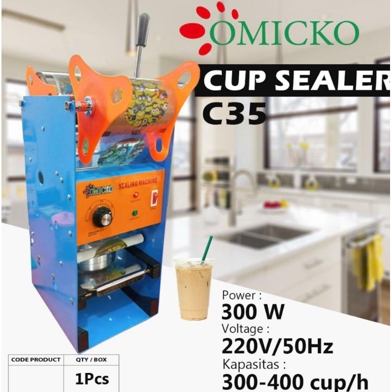 Cup Sealer Omicko C37 700ml