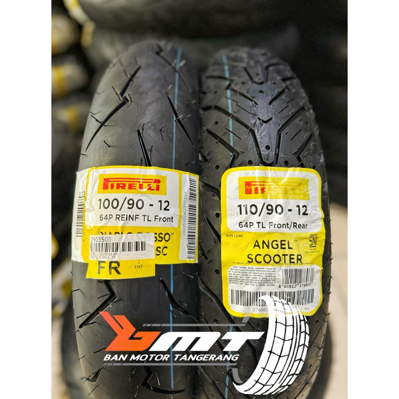 Paket Pirelli Honda Scoopy Ring 12 , Yamaha Free ring 12 Tublees