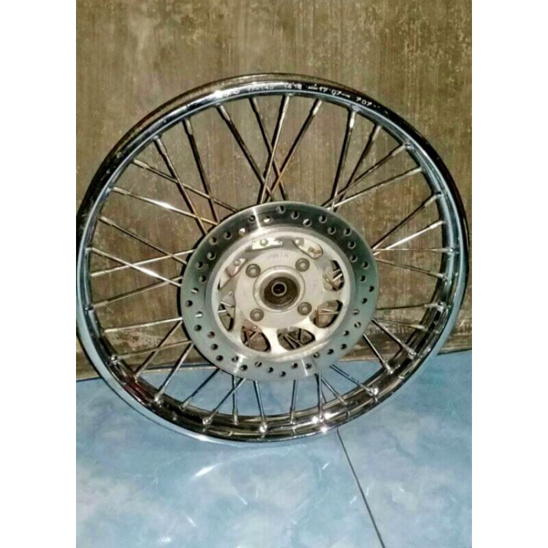 velg pelk veleg pelg set tromol tromel piringan cakram depan Honda Supra x 125 karisma revo fitbox S