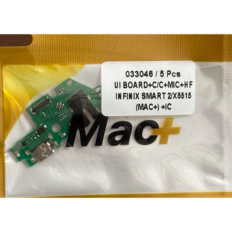 papan cas ui board pcb konektor charger+mic infinix smart 2 X5515