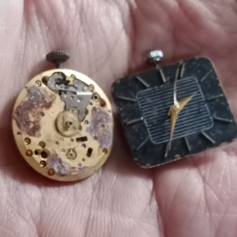 mesin jam tangan Vostok poljot seri luch 2209 - lunch 1809 rusak bahan mati