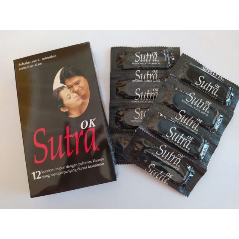 KONDOM SUTRA HITAM ISI 12
