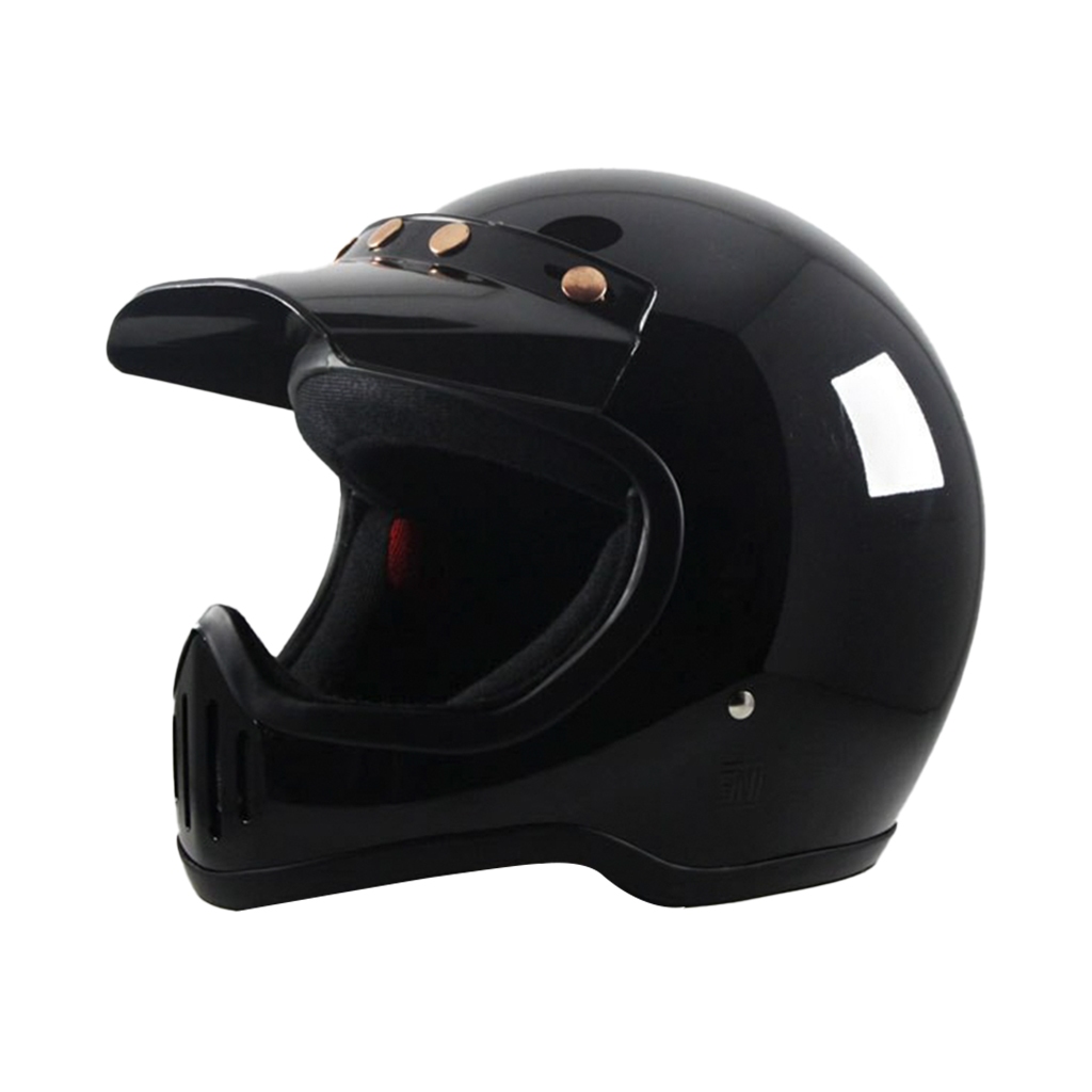 RIMC Helm retro Cakil M50 Black Glossy