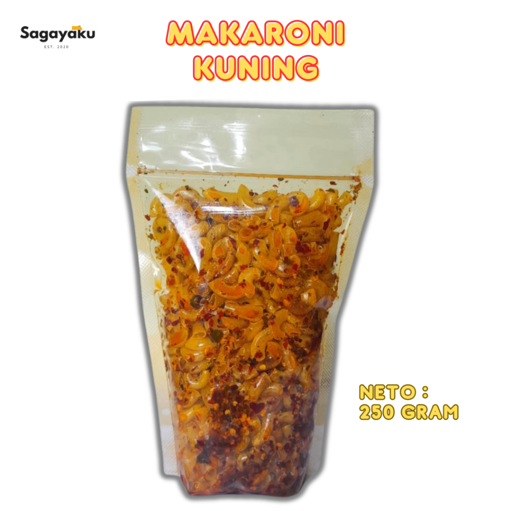 

MAKARONI KUNING DAUN JERUK 250 Gram - SAGAYAKU