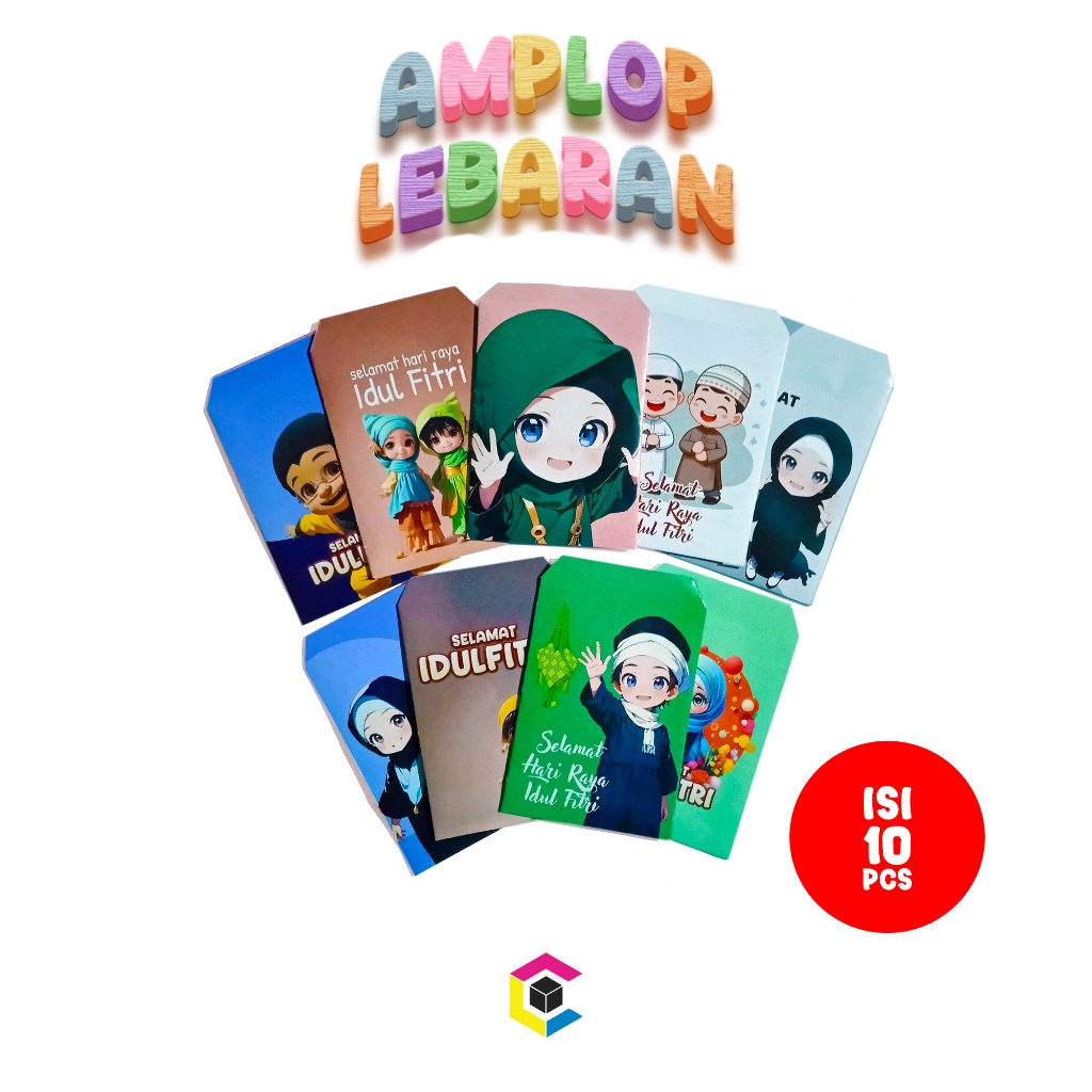 

Amplop Lebaran Anak Karakter Anak lucu Amplop THR Lebaran Lucu Unik Aesthetic Premium & Exclusive Limited EditionCaldera Digital Printing