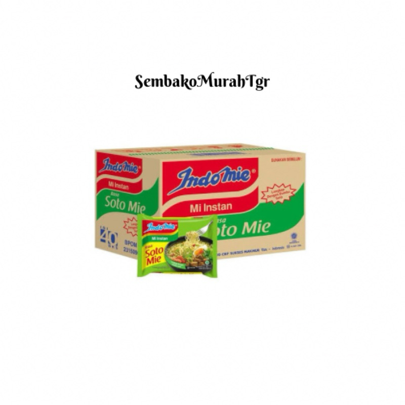 

INDOMIE KUAH SOTO 1 DUS ISI 40 PCS