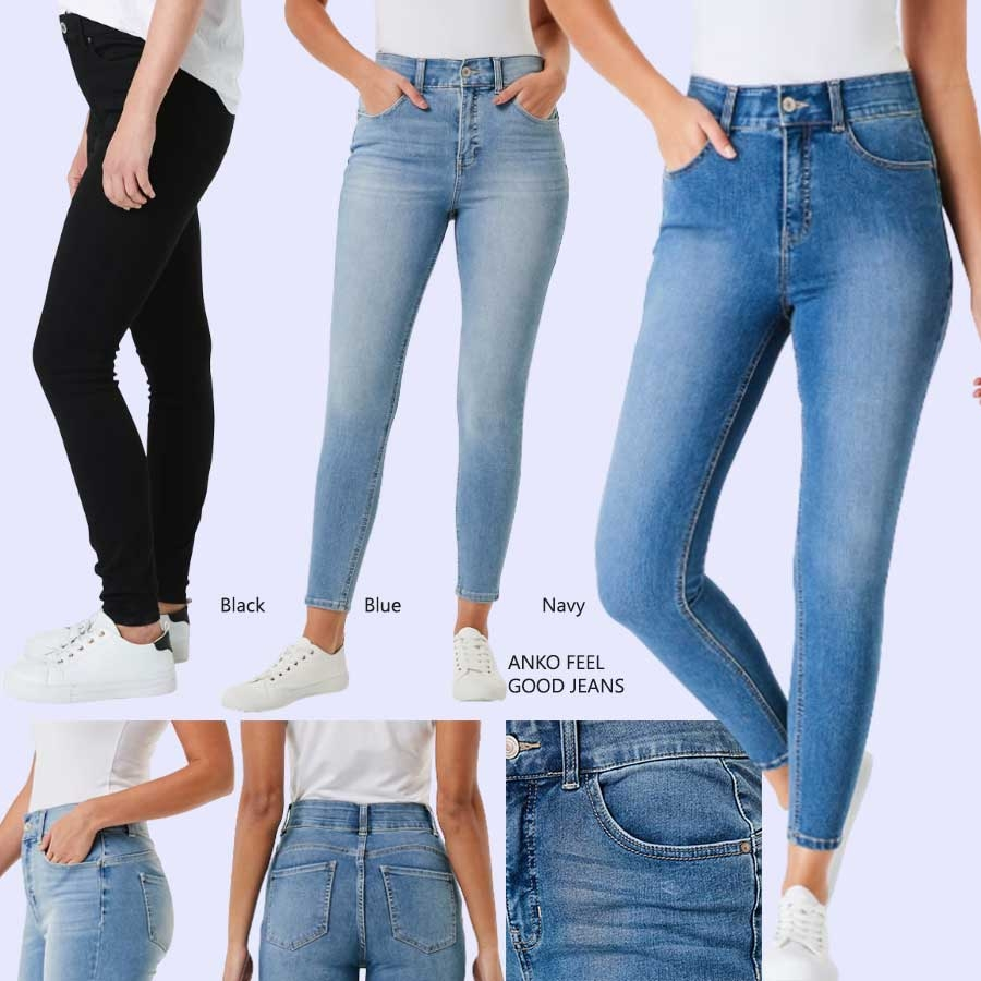 ANKO FEEL GOOD JEANS Celana Panjang Wanita Branded