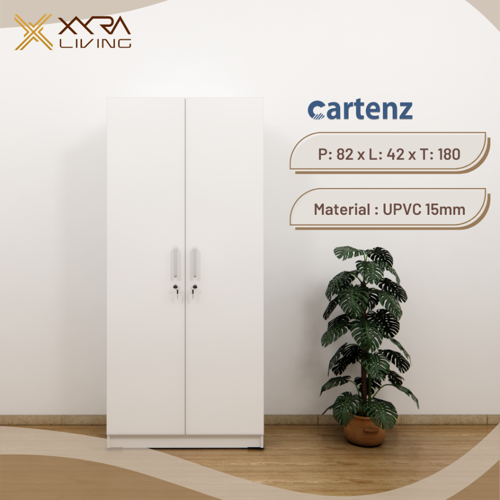 Lemari Pakaian UPVC Edelweis 2 Pintu