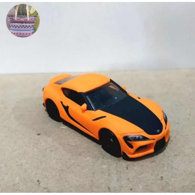 Hot Wheels 2021 Toyota GR Supra Premium Loose Orange oren