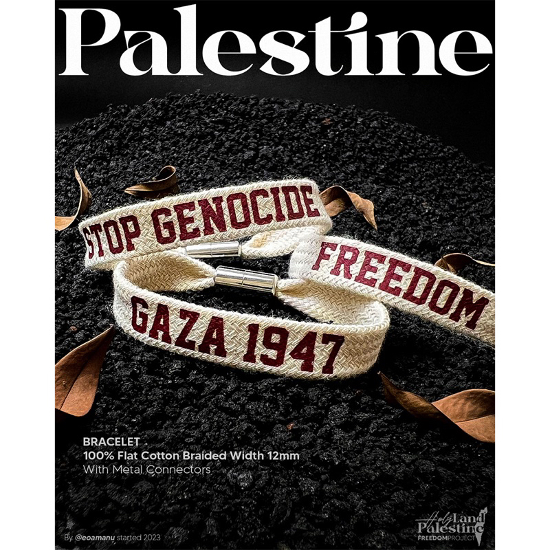 GELANG TANGAN PALESTINE | BRACELET PALESTINE | TALI GELANG PALESTINE