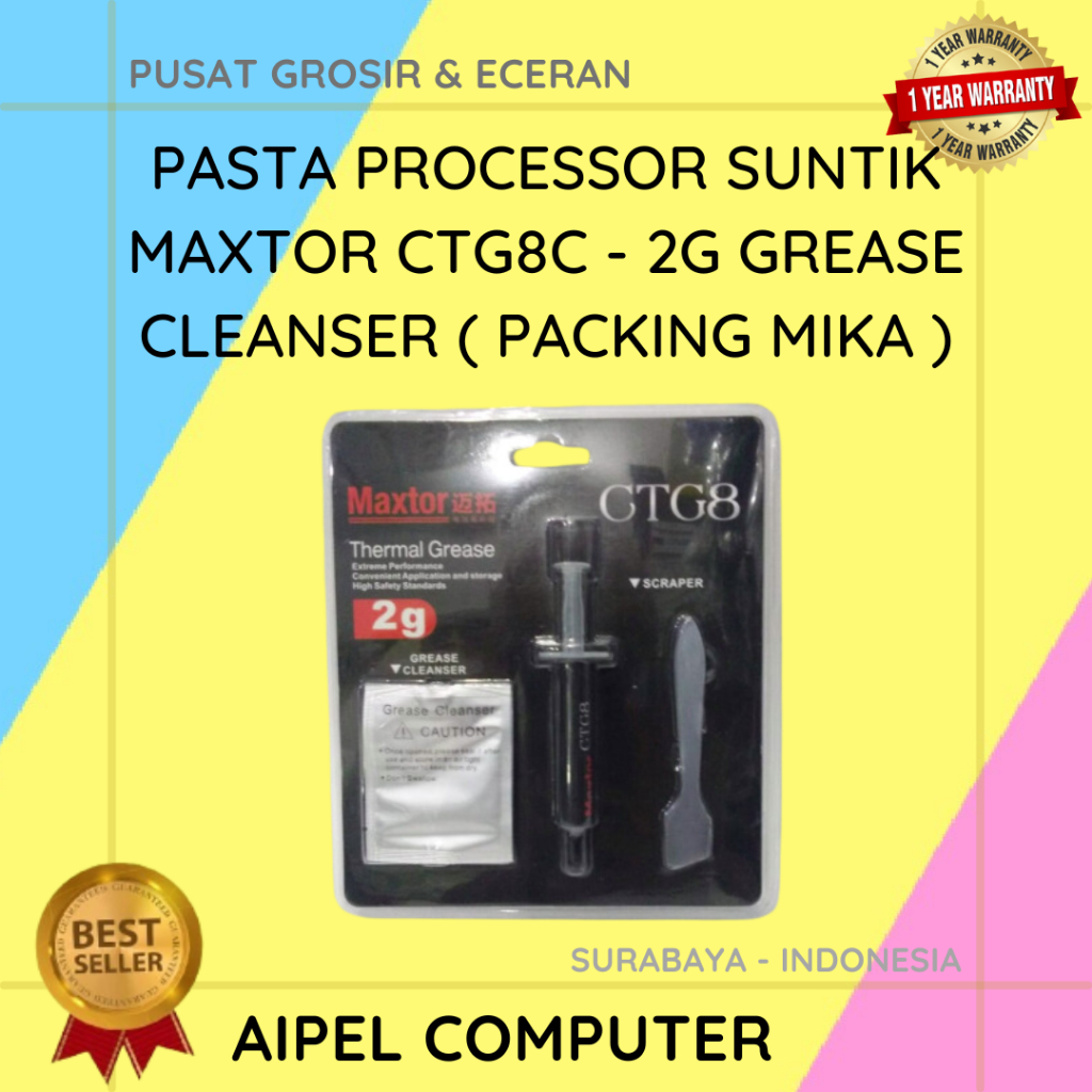 CTG8C2 | PASTA PROCESSOR SUNTIK MAXTOR CTG8C – 2G GREASE CLEANSER ( PACKING MIKA )