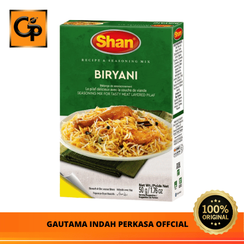 

BUMBU SIAP PAKAI SHAN SEASONING BIRYANI 50 G