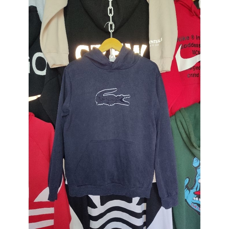 Hoodie Lacoste dark navy on navy