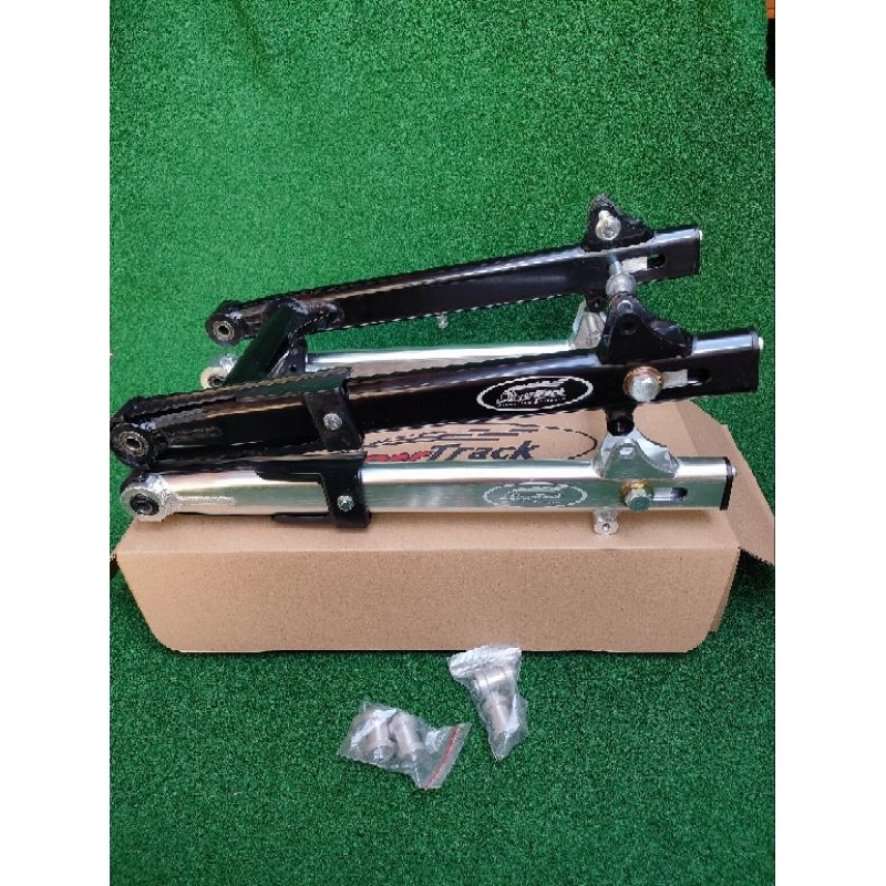 SWING ARM SUPRA X GRAND C70  SUPERTRACK GEN 2 ALMUNIUM SET BOSH ARM KARET RANTAI