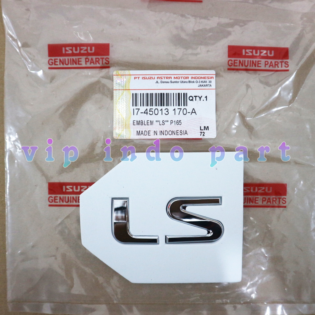 EMBLEM LS ISUZU PANTHER ORIGINAL ISUZU