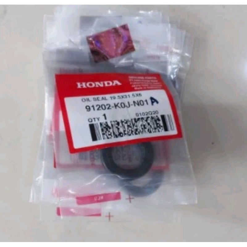 91202-K0J-N01 HGP AHM 100% ORIGINAL SIL AS KRUK 19.5X31.5X6 HONDA BEAT K1A GENIO SCOOPY K2F  91202K0