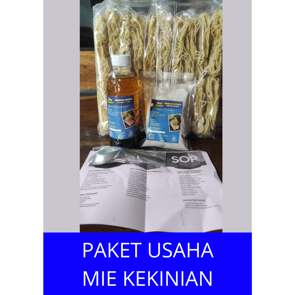 

Paket Usaha Murah Kuliner Mudah 100 Porsi Mie Level Mie Kekinian