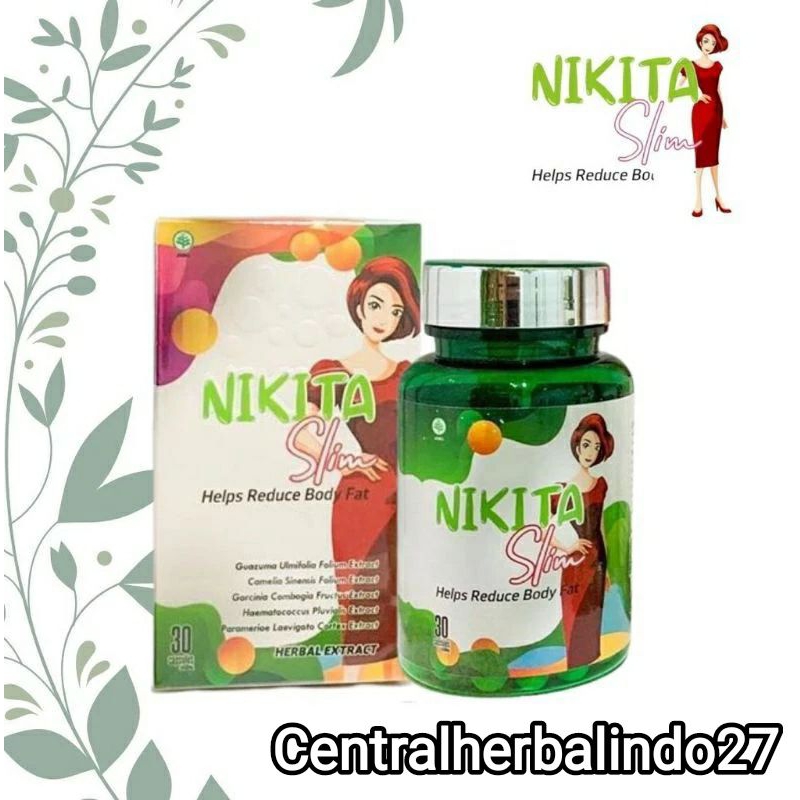 NIKITA Slim Original Kapsul Herbal Pelangsing Badan (Nikita Mirzani)