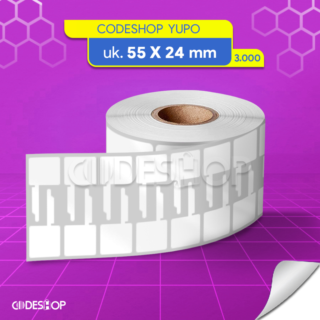 

Label Yupo 55x24 mm 2 Line Tahan Air Gesek Stiker Jewellery