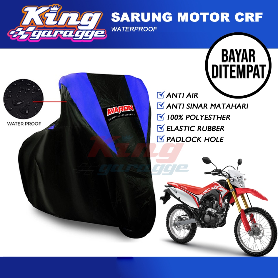 Sarung Motor CRF/Cover Motor Honda CRF/Jas Motor CRF Berkualitas/Selimut Motor CRF/Tutup Motor Honda