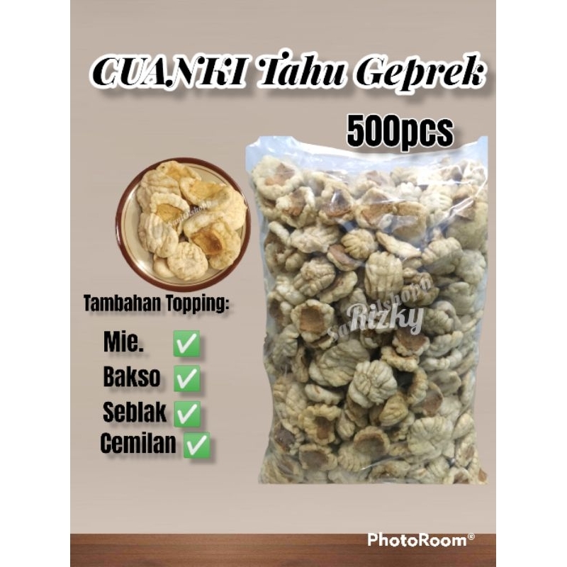 Cuanki Tahu Kotak|Cuanki Geprek Isi 500PCS