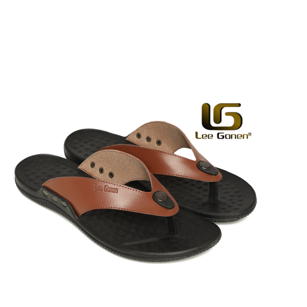 Sandal Sendal Pria Slop Pria Casual Sepatu Sandal Karet Selop Kulit Pria Kekinian Slip On Kondangan 