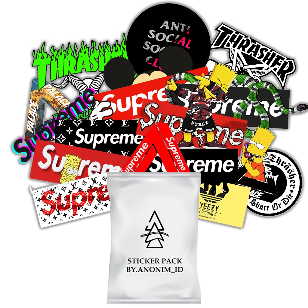 

Stiker Pack Aesthetic Stiker Hypebeast Anti Air Cocok Di Helm Hp Motor Mobil