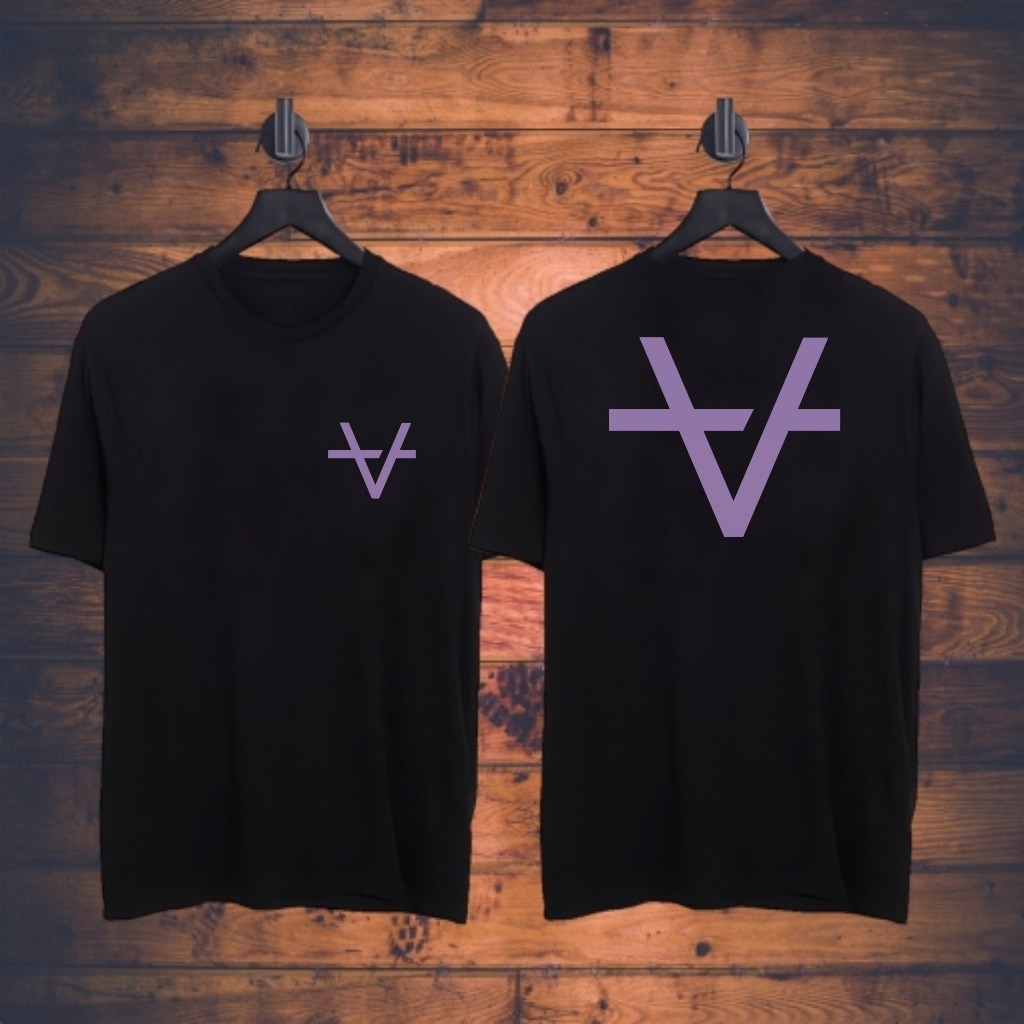 KAOS ACADEMY CRYPTO UNGU BISA COD PRIA WANITA UNISEX