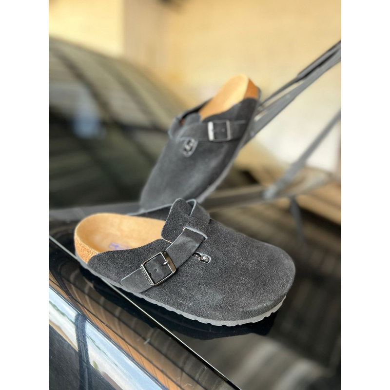 Birkenstock Boston Suede | Birkenstock | Sandal Slide