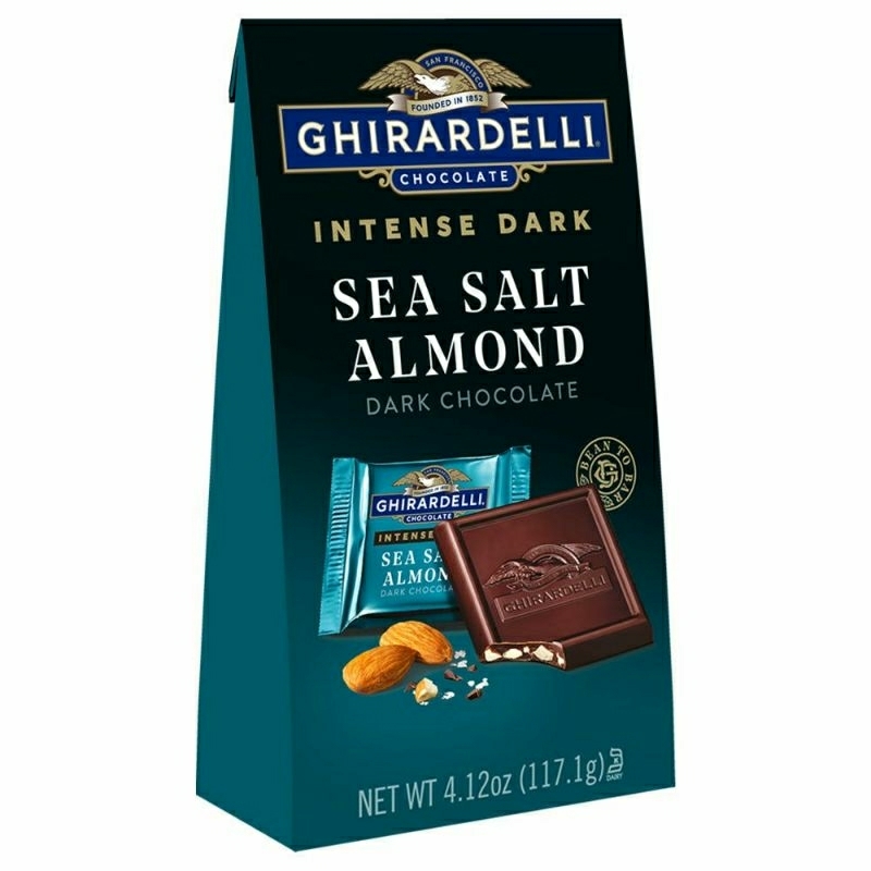 

GHIRARDELLI Intense Dark Sea Salt Almond Dark Chocolate Bag 117g