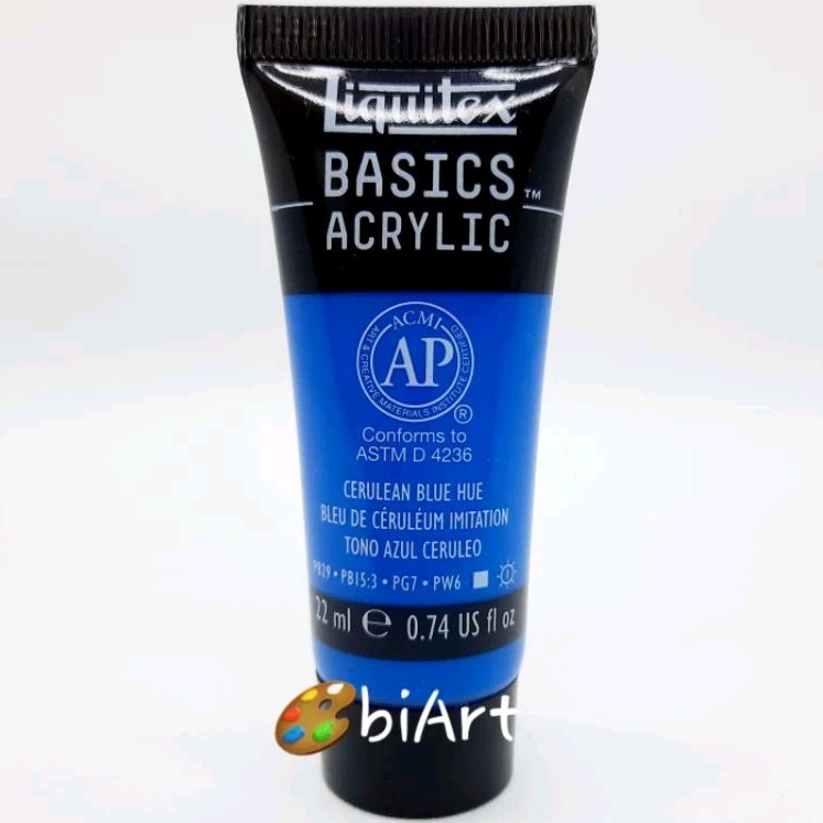 

Liquitex Basics Acrylic Colour 22 ml Cerulean Blue Hue